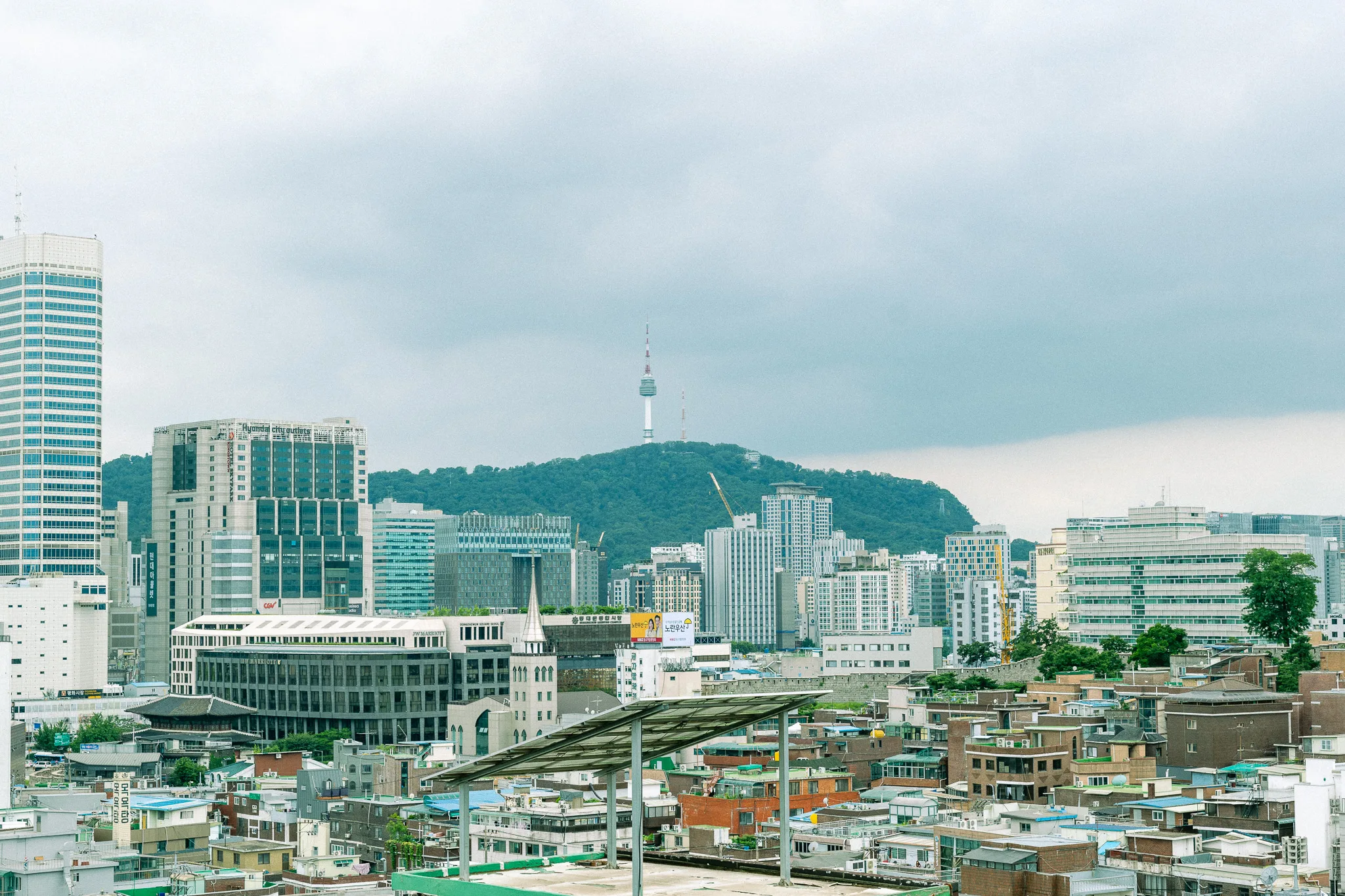 Starry House Ⅳ에서 바라본 창신동과 남산 전망