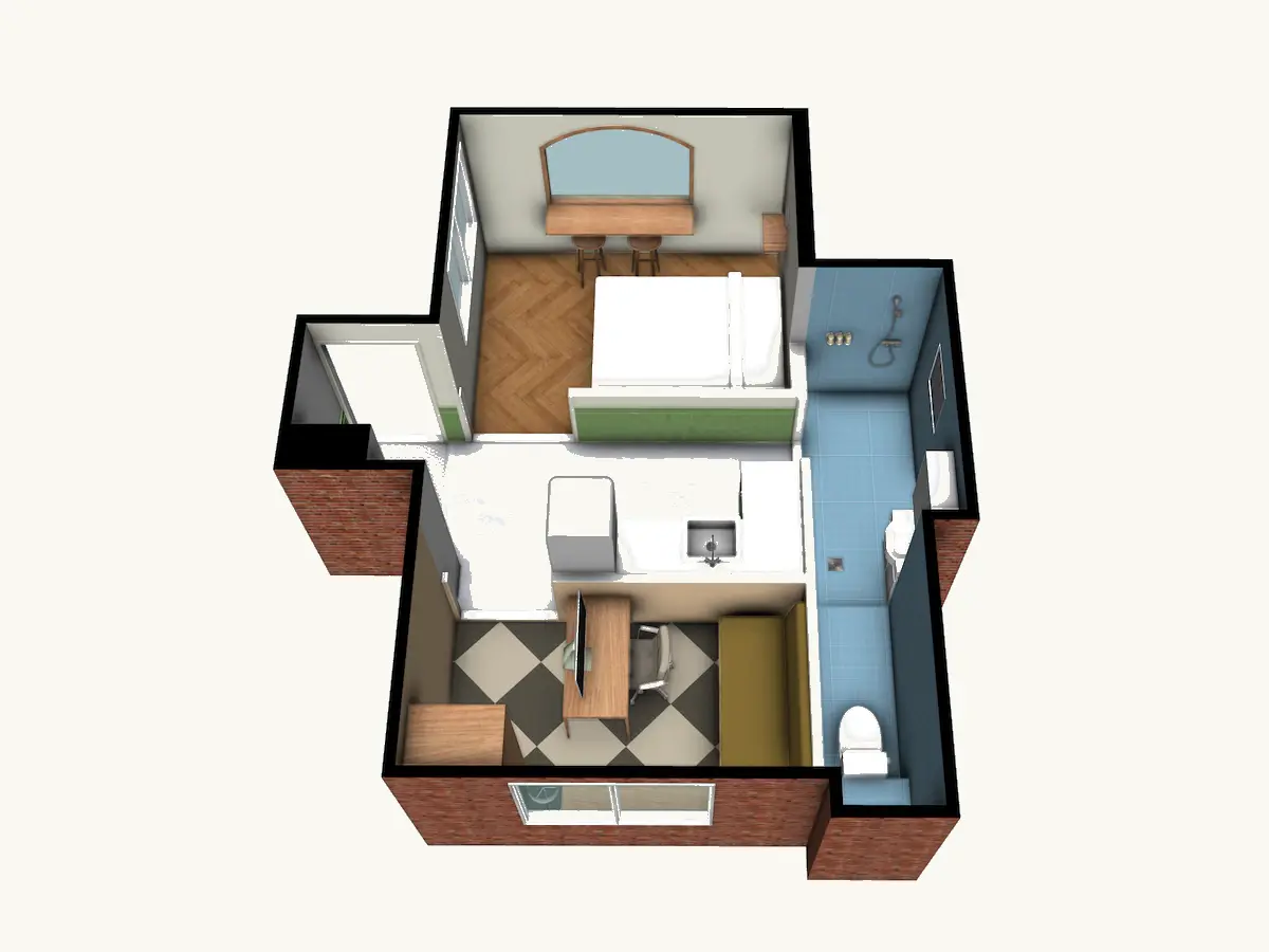 A rare retreat in the middle of the city Floor plan